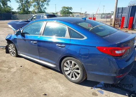 2017 Hyundai Sonata Sport from USA, damaged, VIN 5NPE34AFXHH535410